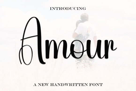 Amour: A Handwritten Font That Elevates Editorial Design