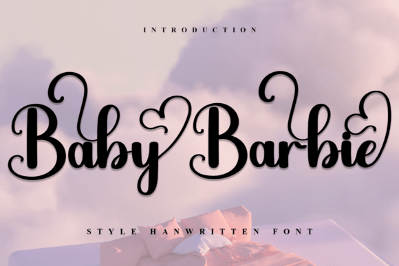 Baby Barbie: A Festive Typeface for Enchanting Editorial Designs