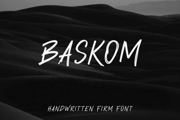 Baskom: A Handwritten Font for Modern Web and Digital Design