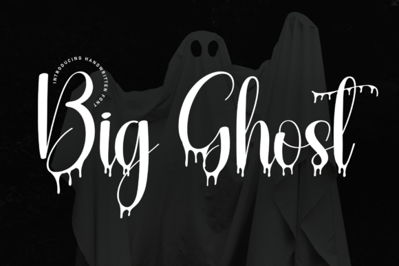 Big Ghost: A Spooky Script Font for Bold Halloween Campaigns
