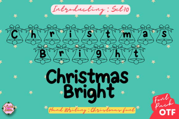 Christmas Bright 10: A Festive Script Font for Digital Branding and Web Design