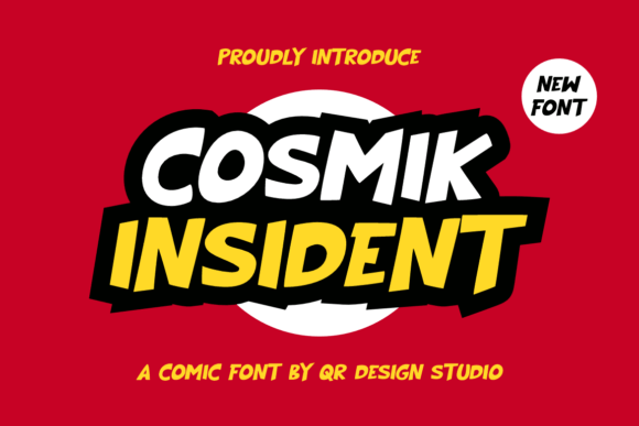 Cosmik Insident: A Dynamic Display Font for Editorial Design