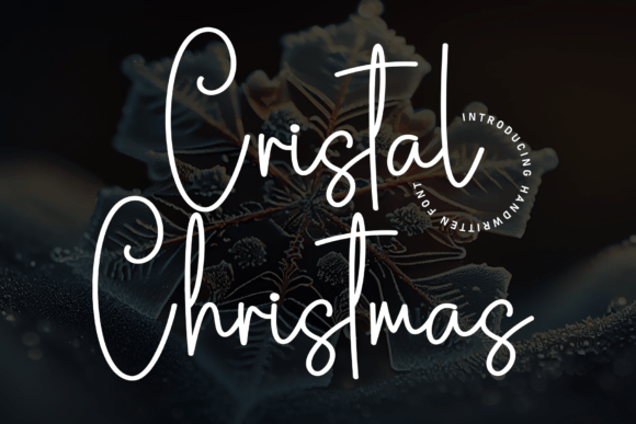 Cristal Christmas: A Stylish Script Font for Business Branding