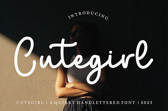 Cutegirl: A Quirky Script Font That Elevates Small Business Branding