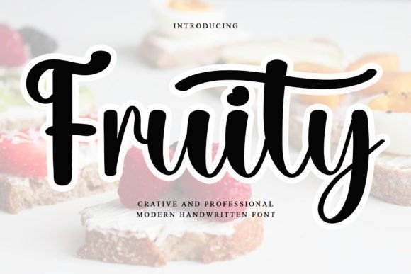 Fruity: A Fresh Handwritten Font for Modern Web Design Projects
