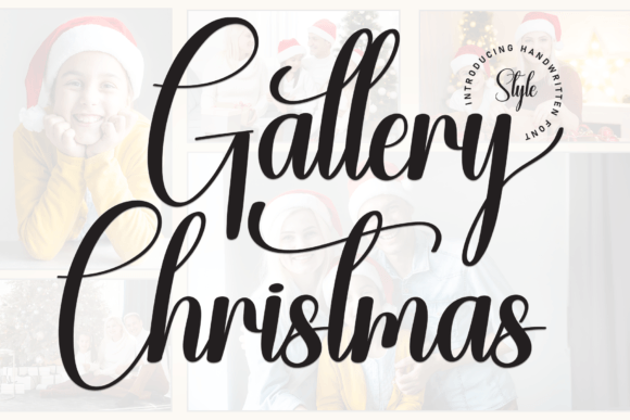Gallery Christmas: A Joyful Script Font for Crafters & Small Product Makers