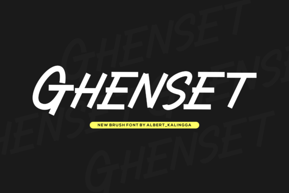 Ghenset: A Bold Handwritten Font That Elevates Brand Identity