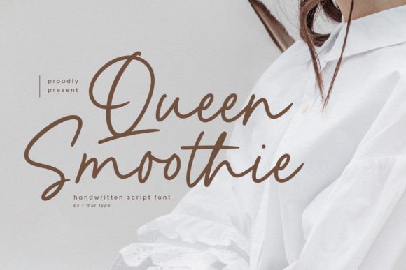 How Queen Smoothie Font Gave My Café Brand a Polished New Look