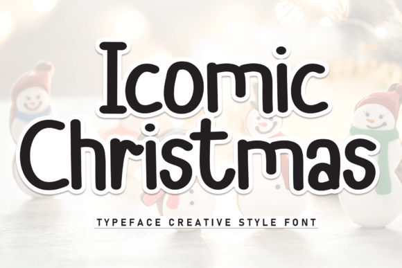 Icomic Christmas: A Sweet Handwritten Font for Branding Projects