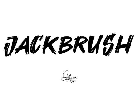 Jackbrush: A Modern Brush Font for Trendy Brand Designs