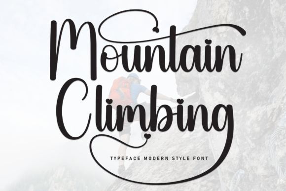 Mountain Climbing Font: Elevate Your Craft with Stylish Typography