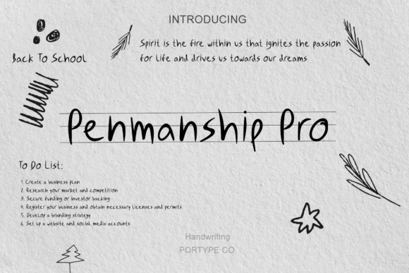 Penmanship Pro: A Handwritten Font for Editorial Charm and Digital Personality