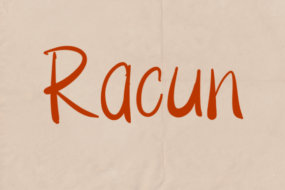 Racun: A Handwritten Script Font for Scroll-Stopping Digital Campaigns