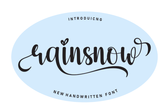 Rainsnow Font: Elevating Digital Design with Elegant Script Typography