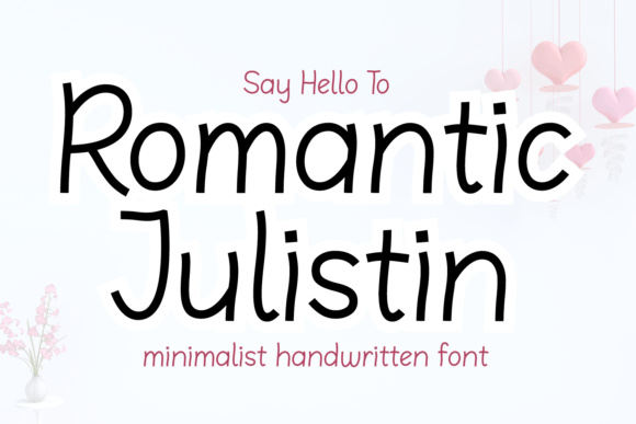 Romantic Julistin: A Handwritten Font for Elegant Branding