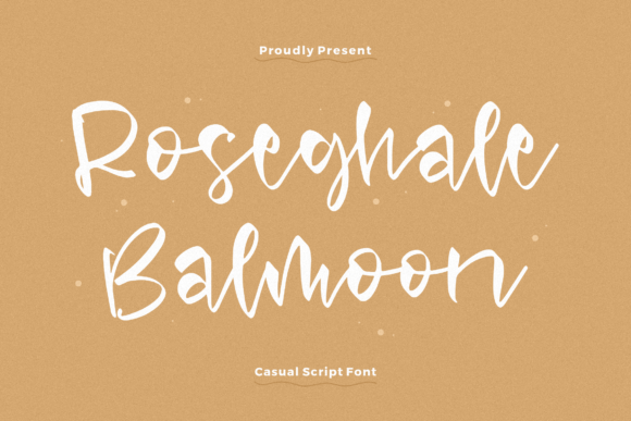 Roseghale Balmoon: A Casual Script Font That Elevates Web Design