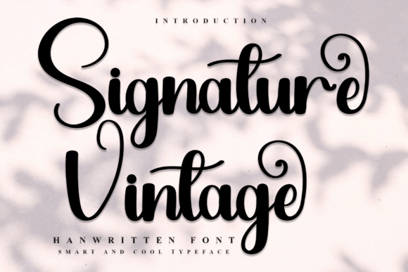 Signature Vintage: A Festive Font That Elevates Your Brand