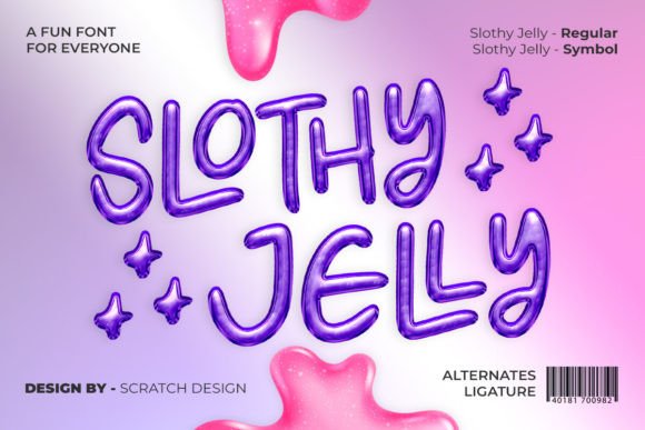 Slothy Jelly: A Playful Handwritten Font for Crafters & Makers