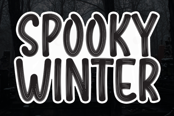 Spooky Winter: A Handwritten Font That Elevates Campaign Typography