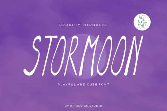 Stormoon: A Sweet Handwritten Font for Editorial Design and Digital Publishing
