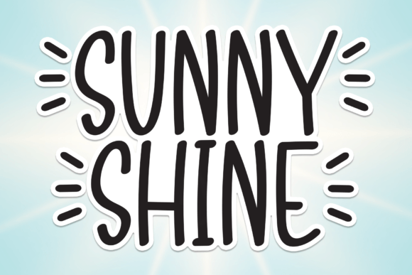 Sunny Shine: A Handwritten Font That Brings Warmth to Editorial Design