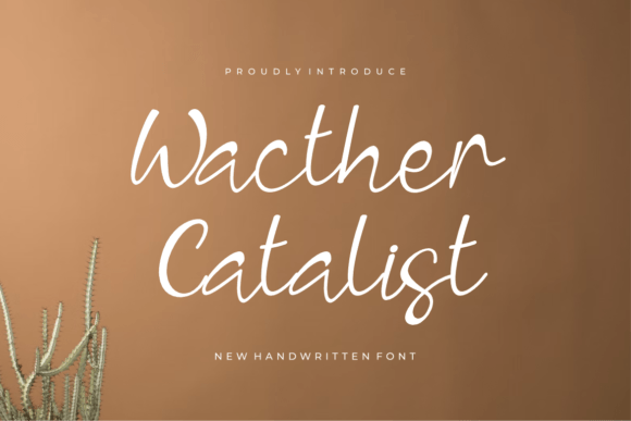 Wacther Catalist: The Elegant Script Font Every Maker Needs