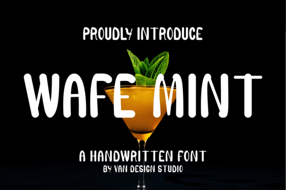 Wafe Mint: A Charming Script Font for Crafters and Product Designers