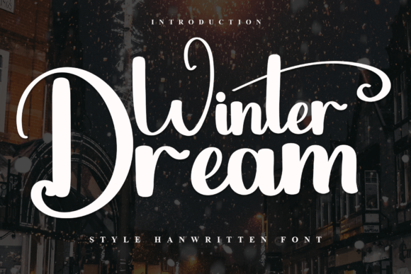 Winter Dream: A Festive Typeface for Handmade Holiday Magic
