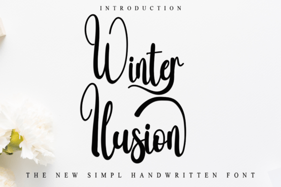 Winter Ilusion: A Playful Handwritten Font for Modern Campaign Design